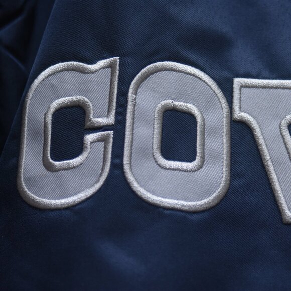 SOLD ON EBAY Dallas Cowboys NFL Varsity Satin Jacket Men’s XLarge New w/Tag $130 - Picture 12 of 12